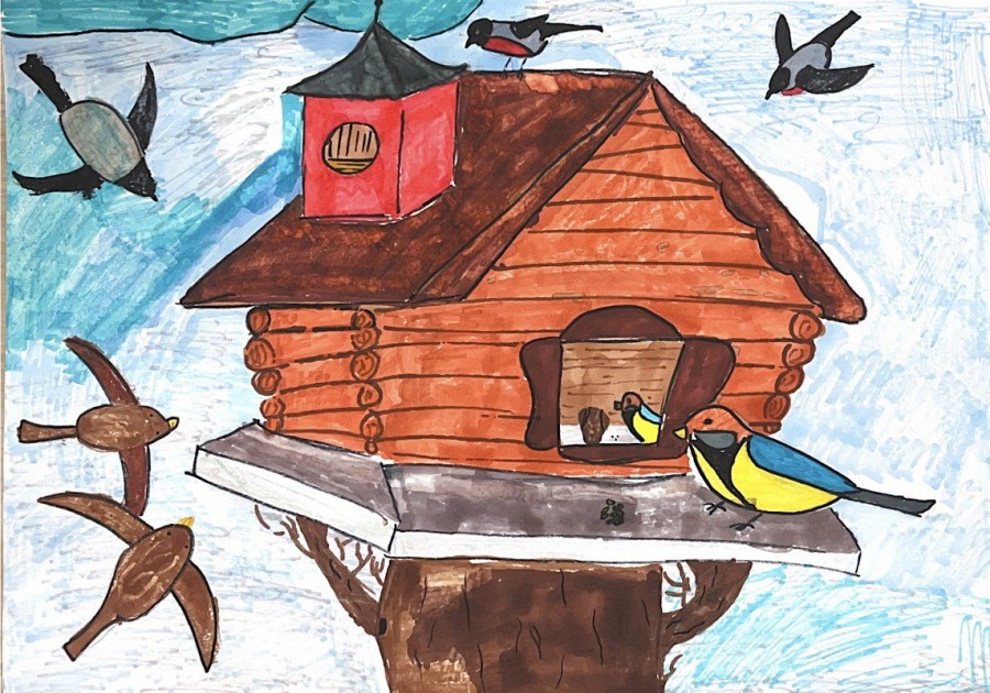 Районный открытый конкурс творческих работ «Покормите птиц зимой!»